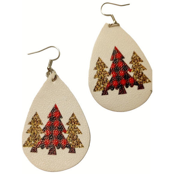 5/$25 All items $17 or less Christmas Earrings Stocking Stuffers Christmas Tree - Picture 8 of 15